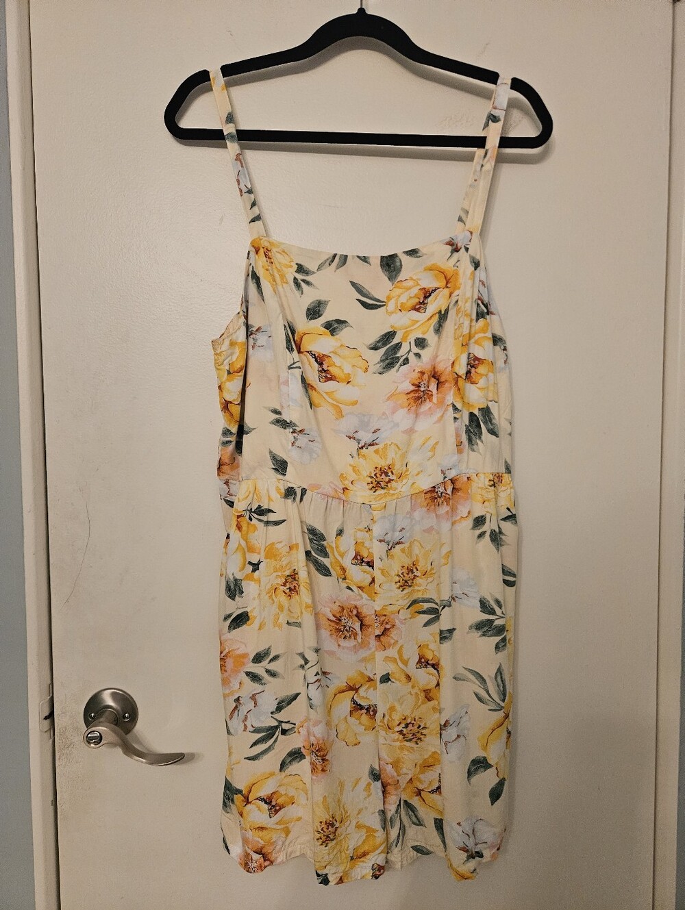 Yellow Floral Romper